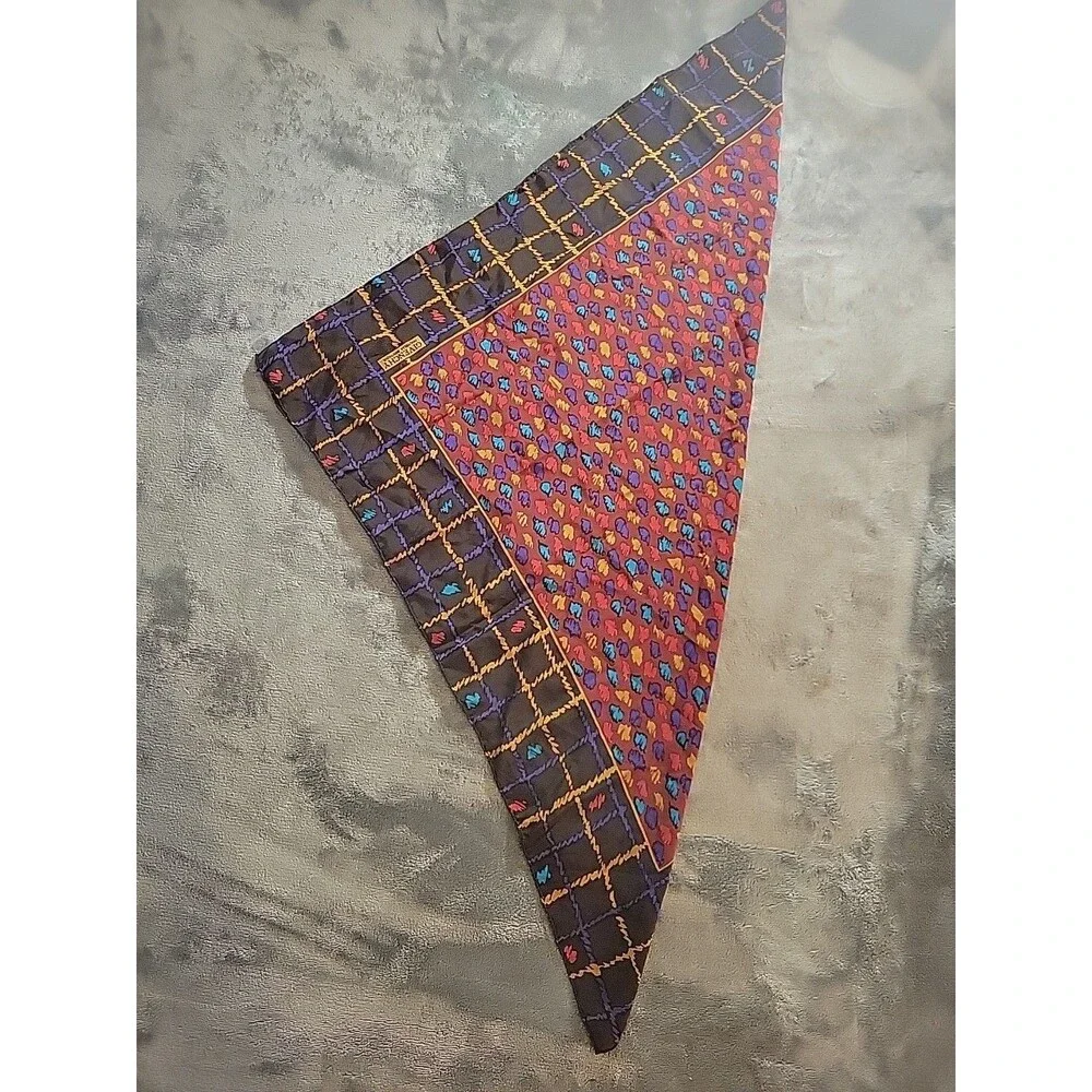 GIVENCHY-Nouvelle Boutique-Square Hand rolled Silk Scarf-29